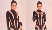Have You Seen Urfi Javed’s Latest Outfit Video In Black Illusion Shaping Bodysuit?