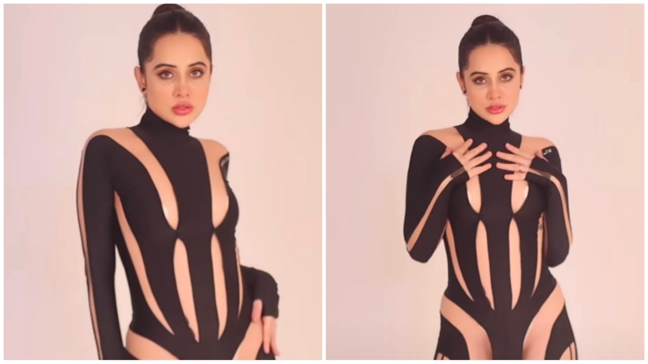 Have You Seen Urfi Javed's Latest Outfit Video In Black Illusion Shaping Bodysuit? 769308