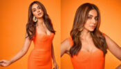 Hotness Alert: Rakul Preet Singh Sizzles In Orange Bustier Bodycon Outfit