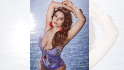 Hotness Alert: Shama Sikander Burns The Internet In Blue Printed Monokini Outfit