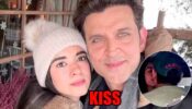 Hrithik Roshan and Saba Azad lock lips at airport, watch viral video