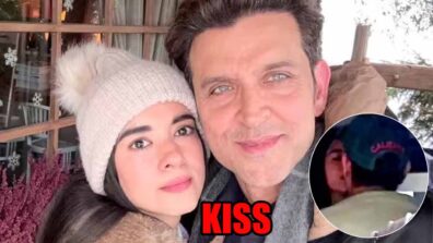 Hrithik Roshan and Saba Azad lock lips at airport, watch viral video