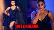 Huma Qureshi Looks Smoking Hot In Black Thigh High Slit Gown