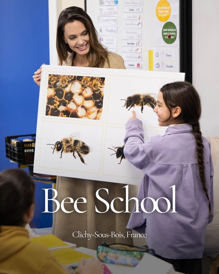 In Pics: Angelia Jolie preaches importance of conservation of bees, collaborates with Guerlain Bee School 774335