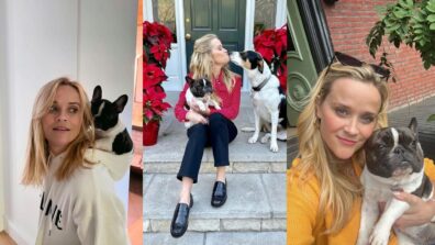 In Pics: Reese Witherspoon drops pawdorable moment with her doggo on National Love Your Pet Day