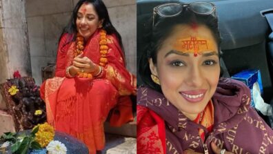 In pics: Rupali Ganguly attends Bhasma Aarti of Mahakaleshwar