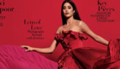 Janhvi Kapoor Leaves Temperature Soaring High As She Stuns In Red Strapless Slit Gown, See Pic