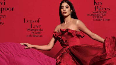 Janhvi Kapoor Leaves Temperature Soaring High As She Stuns In Red Strapless Slit Gown, See Pic