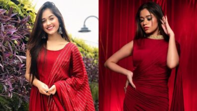 Jannat Zubair Rahmani and her best fashion moments in red outfits