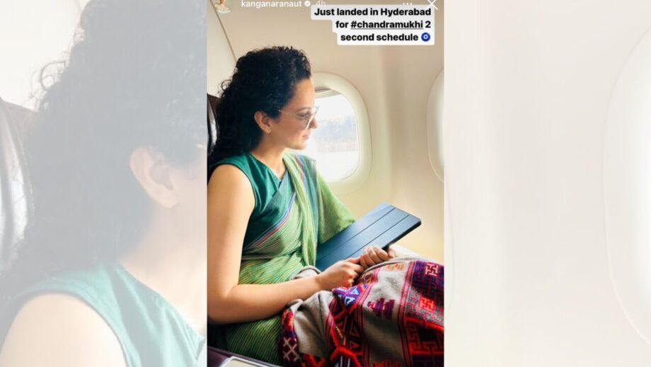 Kangana Ranaut begins prep for Chandramukhi 2 shoot, shares in-flight pic 768920