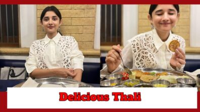 Kanika Mann Shows Her Glowing Face As She Eats Her Delicious Thali