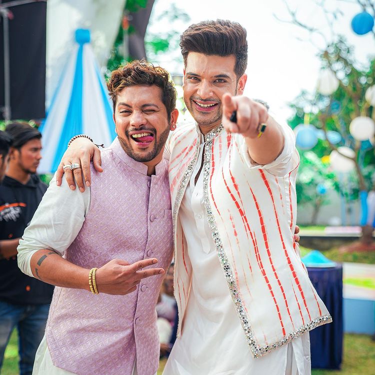 Karan Kundrra chills with Nishant Bhat, see inside celebration pics 778513