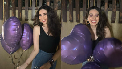 Karisma Kapoor Celebrates Valentine’s Day In Black Sleeveless Top And Blue Jeans, See Pics