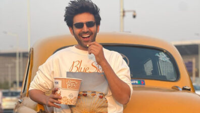 Kartik Aaryan Looks Uber Cool In A Yellow Printed T-shirt And Blue Jeans; Check Now!