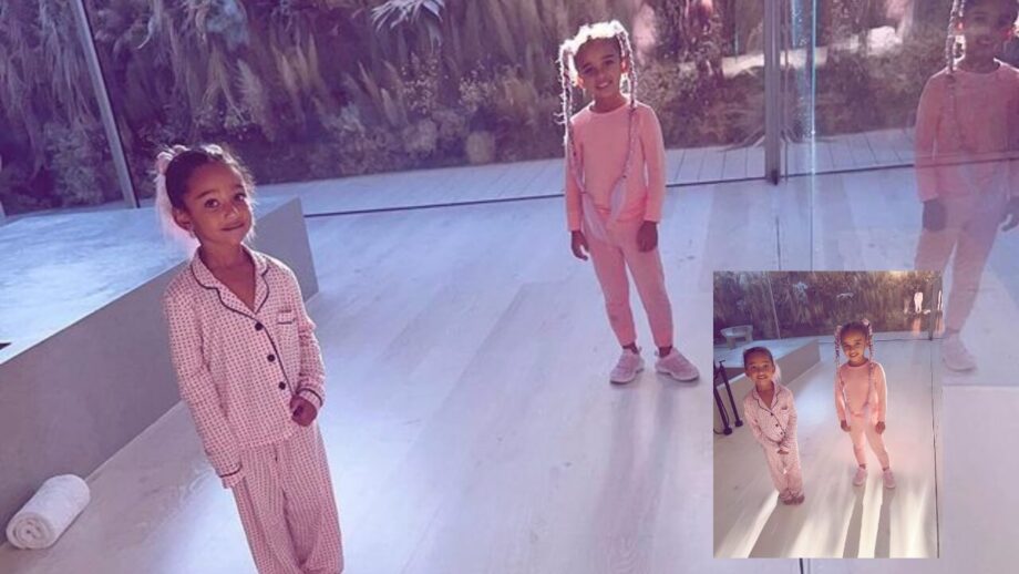 Kim Kardashian is all for “baby love”, drops adorable pictures of daughter Chicago West and her cousin Dream 772933