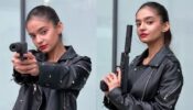 Korea Diaries: Anushka Sen goes for ‘the kill’, poses with gun like ultimate badass babe