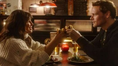 Love Again: Priyanka Chopra gets romantic with ‘stranger’ Sam Heughan, Nick Jonas makes stunning cameo