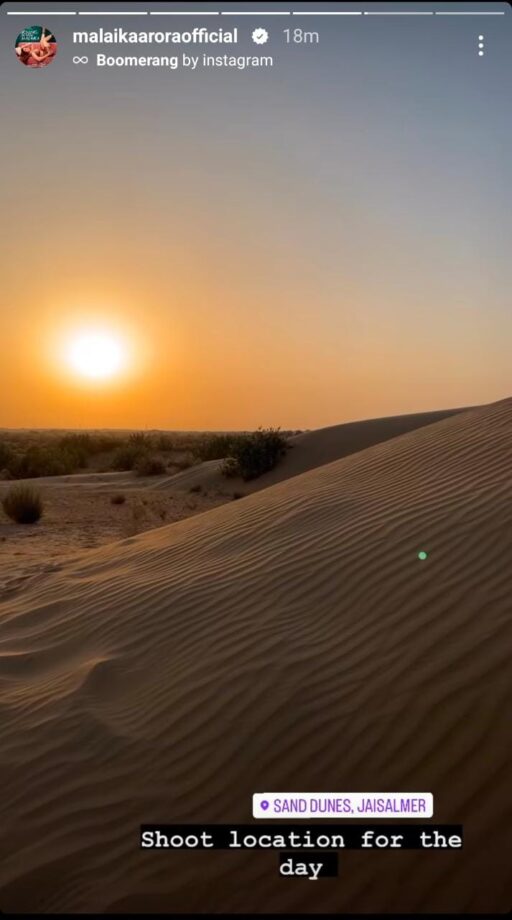 Malaika Arora Has A Blast In Sand Dunes At Jaisalmer, See Pics 769108