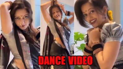 Manasi Naik makes fans go crazy as she dances wearing beautiful black saree, watch the video