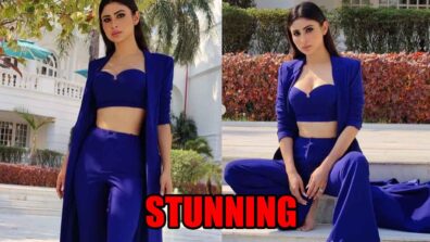 Mouni Roy Dazzles In Blue Co-Ord Set; Sensual Photos Go Viral