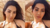 Nikki Tamboli raises heat in black deep-neck bralette, grooves to Madonna’s famous song