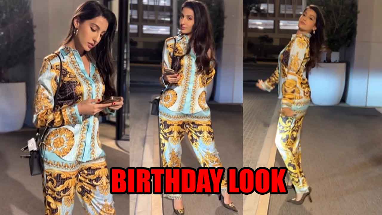 Nora Fatehi shares special birthday look with fans, watch video 768073
