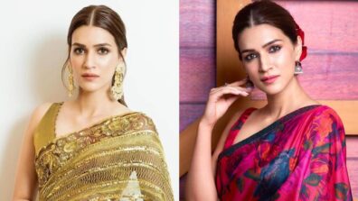 Oh Wow: Kriti Sanon Looks Goddess In Sarees