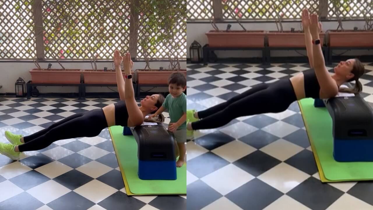 Oops: Kareena Kapoor gets distracted while working out, find out why 769383