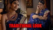 Priya Prakash Varrier looks gorgeous in a blue Kanjivaram saree, fans can’t stop praising 772460