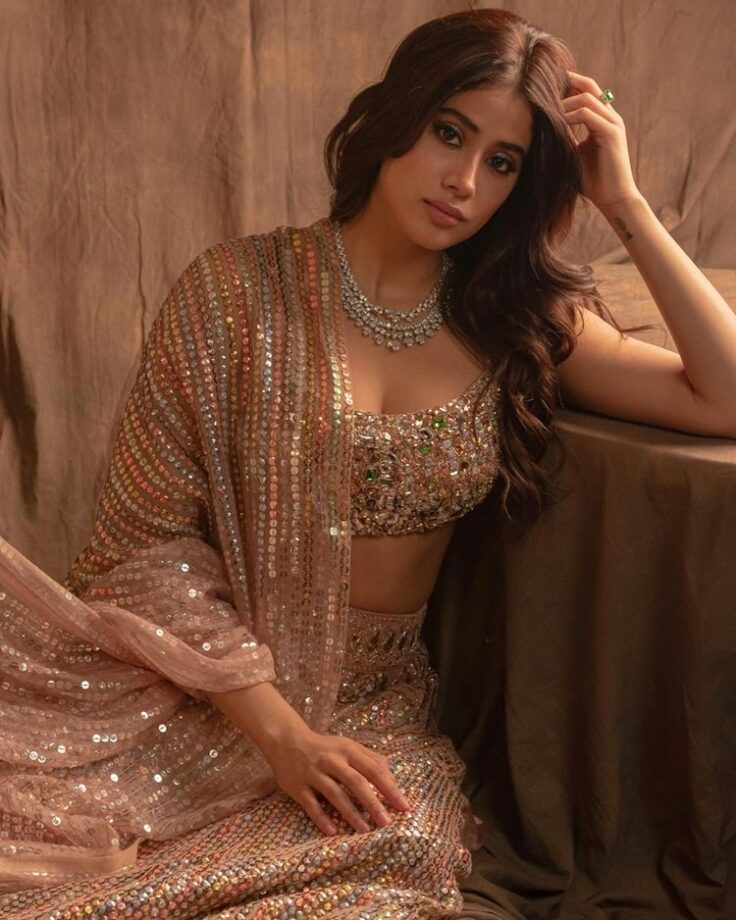 Quintessential Beauty Janhvi Kapoor In Lehengas 775163