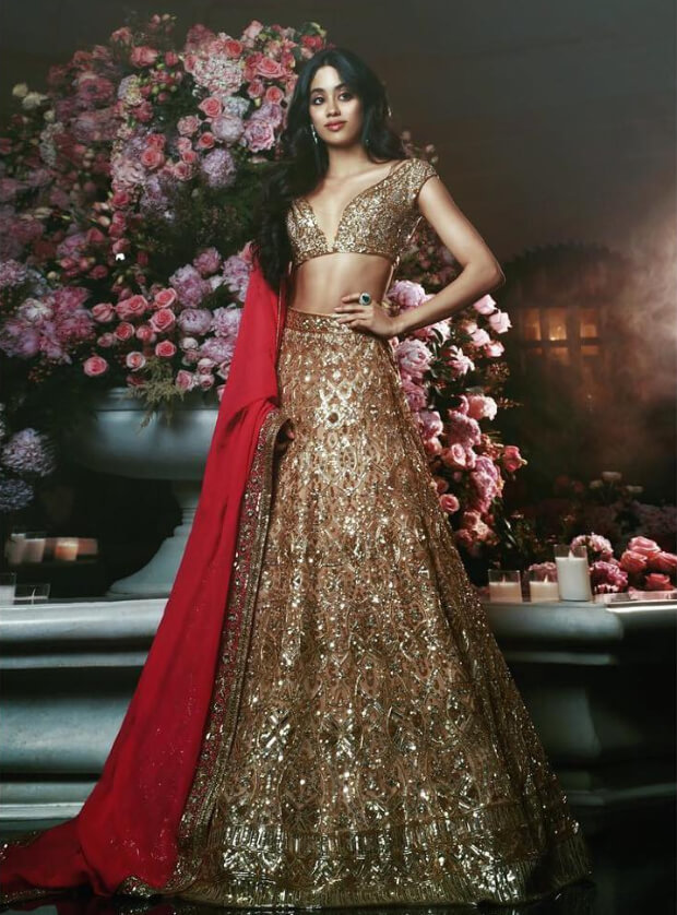 Quintessential Beauty Janhvi Kapoor In Lehengas 775148