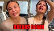 Rakhi Sawant breaks down in front of media, says, “meri shaadi khatre mein hai”