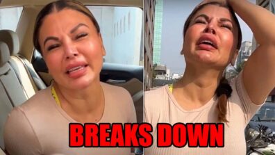 Rakhi Sawant breaks down in front of media, says, “meri shaadi khatre mein hai”