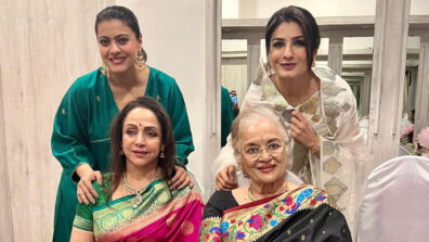 Raveena Tandon Shares A Precious Picture As She And Kajol Meet ‘Legends’ Asha Parekh And Hema Malini