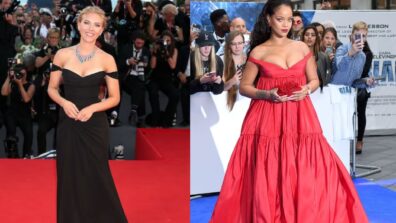 Rihanna VS Scarlett Johansson: Whose Off-Shoulder Dress Makes Fans’ Jaws Drop?