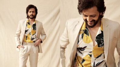 Riteish Deshmukh Setting Fashion Goals In Beige Coloured Blazer And Pant Outfit, See Pics