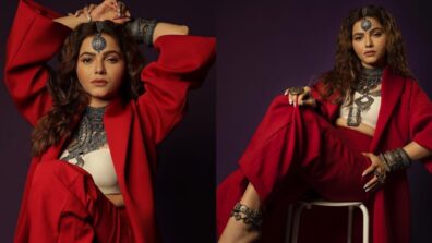 Rubina Dilaik’s all-red classy avatar with ‘mangtika’ is wonderful