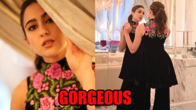 Sara Ali Khan Looks Gorgeous In Manish Malhotra’s Black Ensemble, Fans Love It