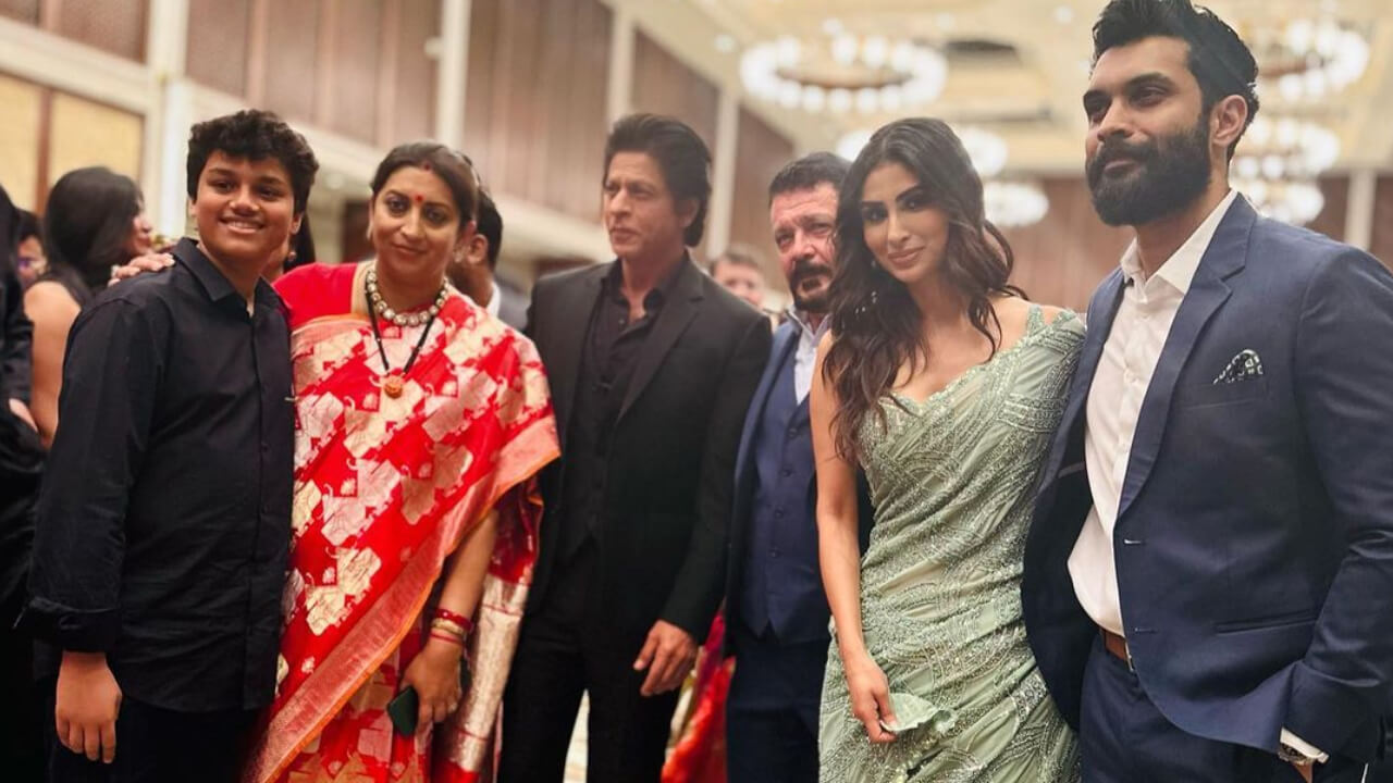Shah Rukh Khan, Mouni Roy, and other celebrities attend the reception of Smriti Irani's daughter Shanelle, See Pics 773803