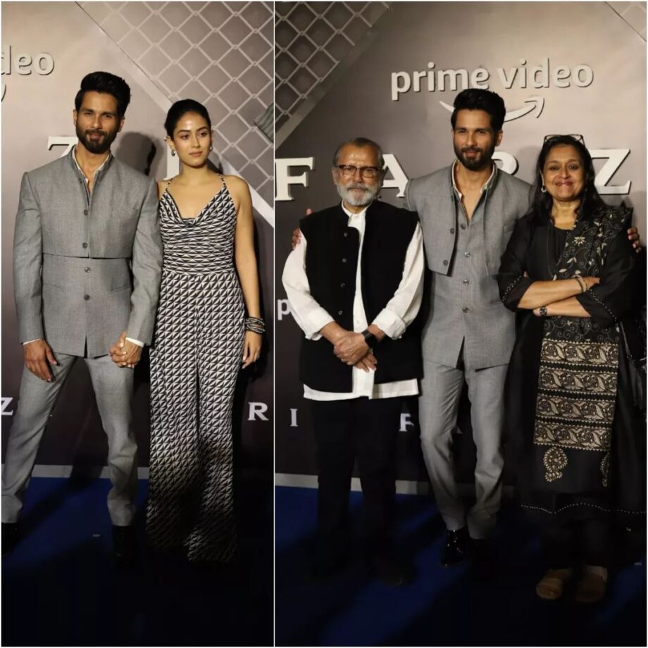 Shahid Kapoor with Mira Rajput, Ishaan Khatter, Vaani Kapoor, Kriti Sanon and other celebs attend Farzi screening - 8