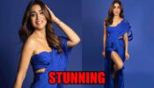 Shriya Saran oozes oomph in blue cutout dress, check photos