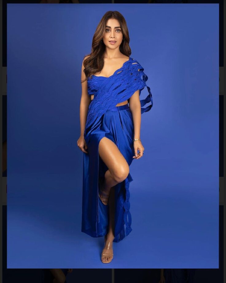 Shriya Saran oozes oomph in blue cutout dress, check photos - 1