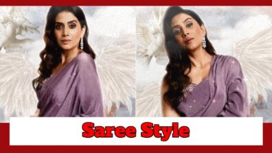 Sonali Kulkarni Exhibits Her Unique Saree Style; Check Here