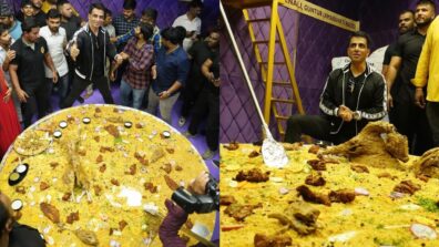 Sonu Sood drops glimpses of India’s biggest Mandi plate named after him in Hyderabad, check out