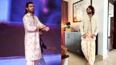 Spreading Charm: Vijay Deverakonda In Traditional Drapes; See Photos