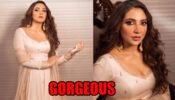 Subhashree Ganguly Looks Drop-Dead Gorgeous In White Anarkali, Check Photos