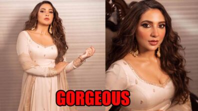 Subhashree Ganguly Looks Drop-Dead Gorgeous In White Anarkali, Check Photos