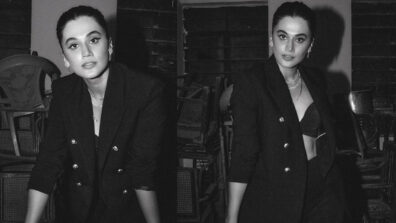 Taapsee Pannu Flaunts Her Bossy Look In All-Black Attire, See Pics