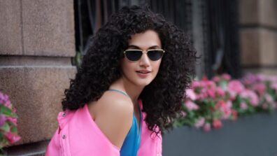 Taapsee Pannu raises heat in off-shoulder outfit, looks killer in stylish shades