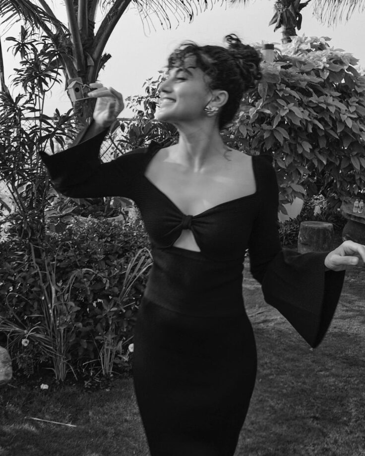 Taapsee Pannu Shares Her Sassy And Classy Monochrome Look: See Pics - 0